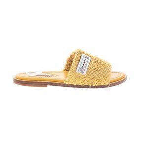 Zimmerman Mustard Terry Cloth Slides (Size 40)